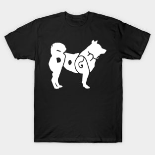 White Doge - A Shiba Inu Typography T-Shirt